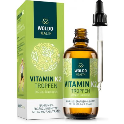 WoldoHealth Vitamín K2 rozpuštěný v MCT oleji 50 ml