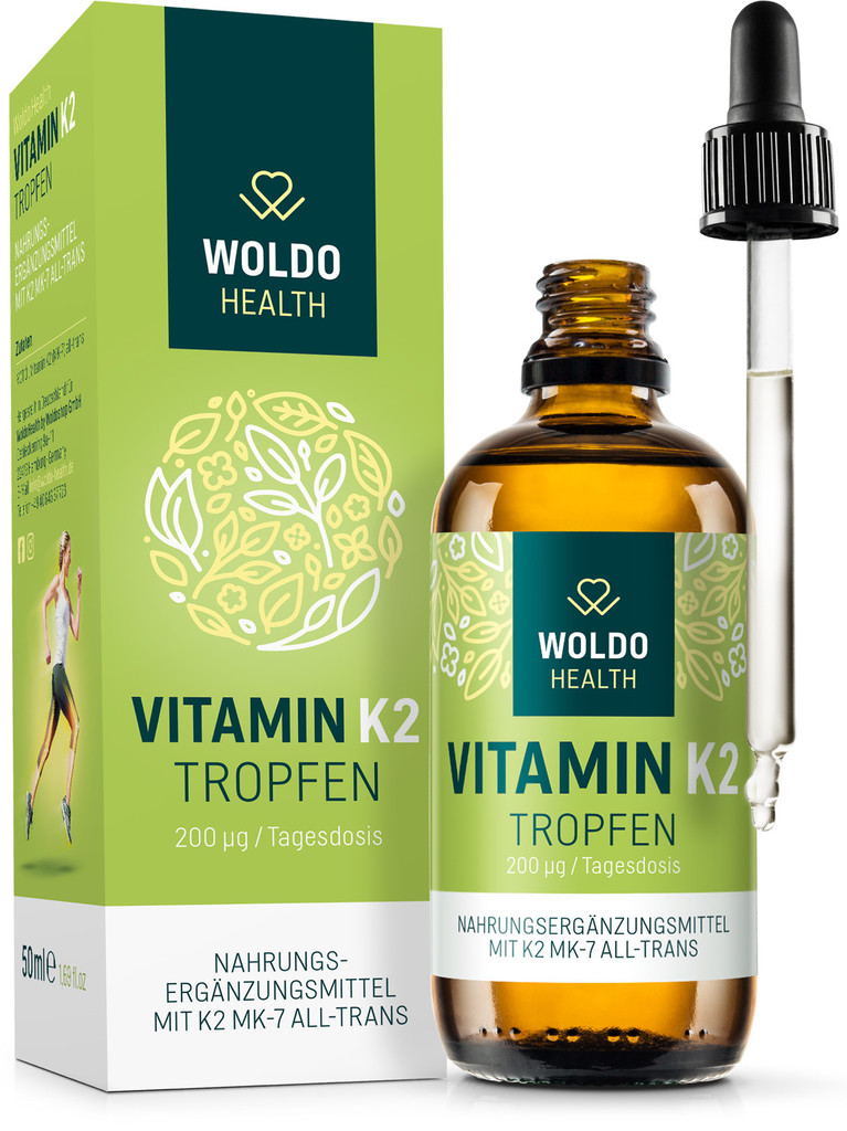 WoldoHealth Vitamín K2 rozpuštěný v MCT oleji 50 ml