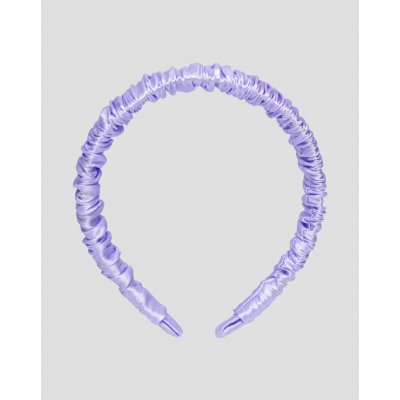 Twisty Hedvábná čelenka ze 100% přírodního hedvábí, lila – Hledejceny.cz