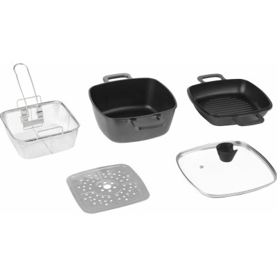 SILVERCREST Multifunkční sada z hliníkové litiny, 24 x 24 cm, 5dílná – Zboží Dáma