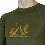 Sensor Merino DF pánské triko dl.rukáv safari green – Hledejceny.cz