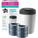 Tommee Tippee Výhodná sada Sangenic koš na pleny Simplee šedý – Zboží Mobilmania
