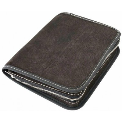 Obal na knihu se zipem XL Hnědá tmavá semiš – Hledejceny.cz