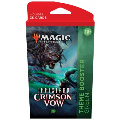 Wizards of the Coast Magic The Gathering: Innistrad Crimson Vow Theme Booster Green – Zboží Mobilmania