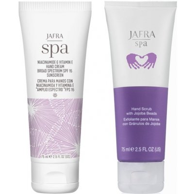 Jafra Happy Hands Denní krém a ruce SPF 15 75 ml + Noční krém na ruce s bambuckým máslem 75 ml dárková sada – Hledejceny.cz