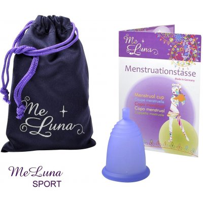 Me Luna menstruační kalíšek S s kuličkou violet