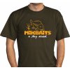 Rybářské tričko, svetr, mikina Mikbaits Tričko Fans Team Zelené