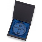 Skleněná medaile prům.70mm včetně krabičky – Sleviste.cz