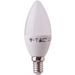 V-TAC E14 LED žárovka 7W 600Lm , SAMSUNG chip, C37 Neutrální bílá – Hledejceny.cz
