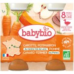 Babybio Mrkev s máslovou dýni kuřetem a rýži 2 x 200 g – Zboží Dáma