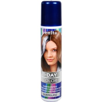 1-day Color barevný spray na vlasy stříbrná 50 ml