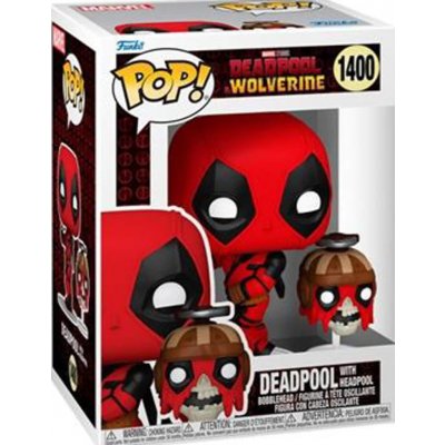 Funko Pop! 1400 Deadpool & Wolverine Deadpool with Headpool – Zboží Mobilmania