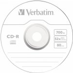 Verbatim CD-R 700MB 52x, AZO, spindle, 25ks (43432) – Hledejceny.cz