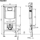 VILLEROY & BOCH ViConnect montážní prvek pro WC do sádrokartonové konstrukce - 92246100