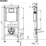 VILLEROY & BOCH ViConnect montážní prvek pro WC do sádrokartonové konstrukce - 92246100 – Zboží Mobilmania