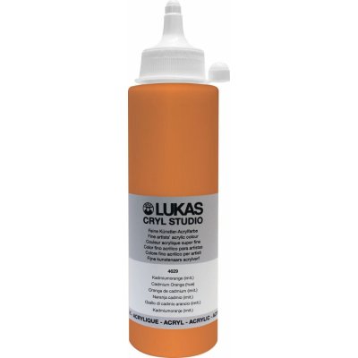 Lukas Cryl Studio akrylová barva cadmium orange 250 ml – Hledejceny.cz