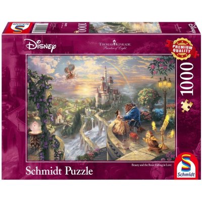 Schmidt Thomas Kinkade Disney Zamilovaná kráska a zvíře 1000 dílků – Zbozi.Blesk.cz