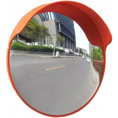 zahrada-XL Dopravní vypouklé zrcadlo PC plast oranžové 45 cm venkovní – Sleviste.cz