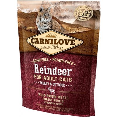 Carnilove Reindeer for Adult Cats Energy & Outdoor 400 g – Zboží Mobilmania
