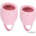Lola Games Sada menstruačních kalíšků Natural Wellness Růžová Magnólie 2 ks – Zboží Dáma