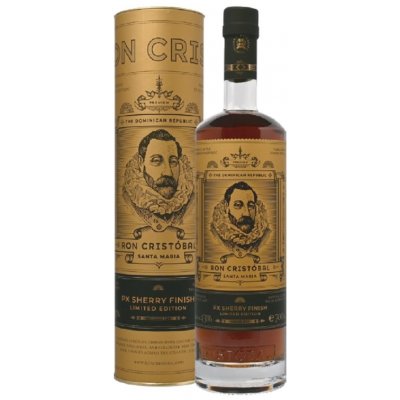 Ron Cristóbal Santa Maria PX Sherry Finish LE 43% 0,7 l (tuba)