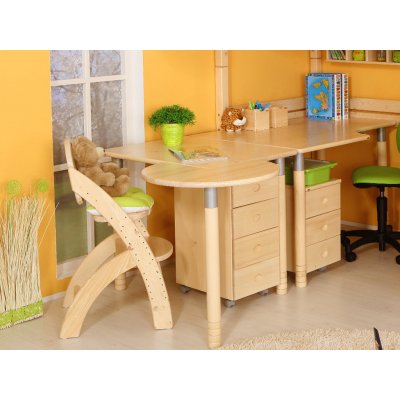 Domestav židle Klára 1 polohovací 407/1 buk cink olej – Zboží Mobilmania