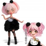 Hello Kitty Manga panenka 19 cm Golden Diva růžové vlasy – Hledejceny.cz