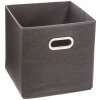 Úložný box 5five Simply Smart Storage Box karton plast 31 x 31 x 31 cm tmavě šedý