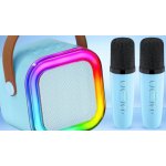 KARAOKE SET 2 MIKROFONY + BLUETOOTH BEZDRÁTOVÝ REPRODUKTOR SUPER ZVUK – Zbozi.Blesk.cz