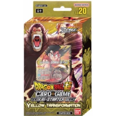 Bandai DragonBall Super Card Game Starter Deck SD20 Zenkai Series Yellow Transformation – Zboží Mobilmania