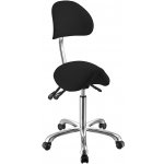 Weelko kosmetický taburet 1025A židle černá – Zboží Dáma