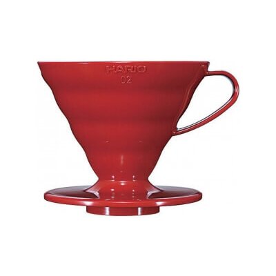 Hario Dripper V60-02 Plastic Red – Zboží Dáma