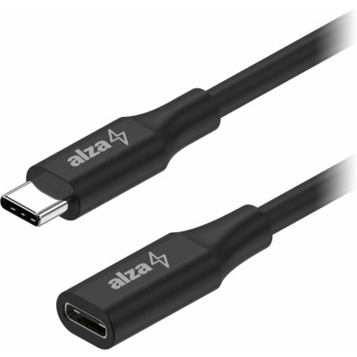 AlzaPower APW-CBTC00515B Core USB-C (M) / USB-C (F) 3.2 Gen 1, 1.5m, černý – Zboží Mobilmania