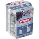 Sada skleněných odměrek s nálevkou PYREX 250ml a 500ml – Zboží Mobilmania