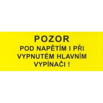 A Perfekt Pozor pod napětím 35x90mm samolepící – Zboží Dáma