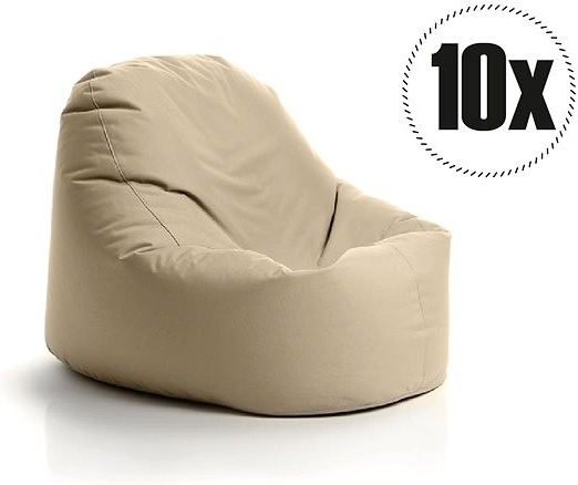 SakyPaky 10 sedacích vaků Klííídek béžová