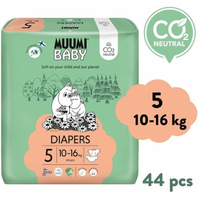 Muumi Baby 5 Maxi+ 10-16 kg eko 22 ks