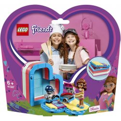 LEGO® Friends 41387 Olivia a letní krabička ve tvaru srdce