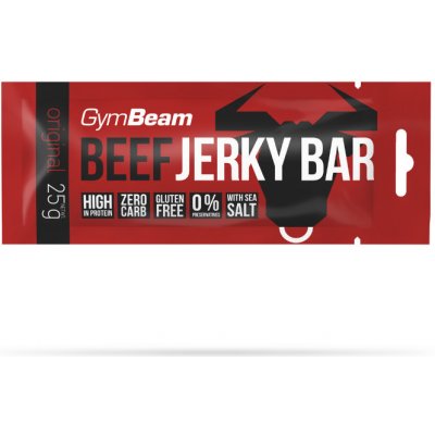 GymBeam Beef Jerky Bar originál 25 g – Zboží Mobilmania