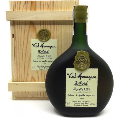 Armagnac-Delord Millésimés 2005 40% 0,7 l (dřevěná kazeta) – Zboží Mobilmania