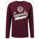 Superdry Vínové s potiskem