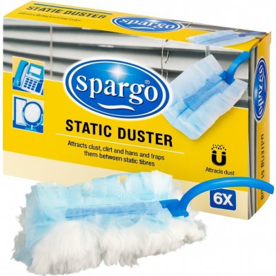 Spargo metla smetáček na prach elektrostatická 6 utěrek + rukojeť – Sleviste.cz