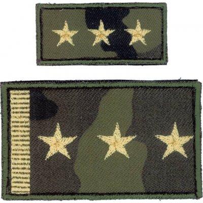 Nášivka: Hodnost AČR Plukovník vz. 95 zelený velká – Zboží Dáma