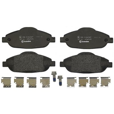 Sada brzdových destiček, kotoučová brzda BREMBO P 61 101 – Hledejceny.cz