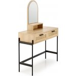 Halmar Toaletní stolek Carmen přírodní/černý – Hledejceny.cz