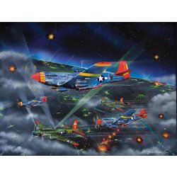 Sunsout Night Fighters-The Tuskegee Airmen 500XXL 500 dílků