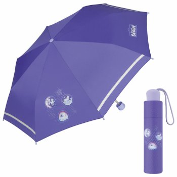 Scout LILA LUNA dívčí reflexní skládací deštník fialový