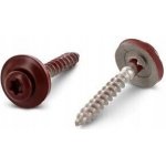 Klemp.šroub + EPDM, RAL 3009 4,5 x 45 A2 / balení 200 ks – Hledejceny.cz