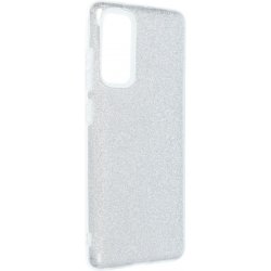 Pouzdro Forcell Shining Case Samsung Galaxy S20 FE / S20 FE 5G stříbrné