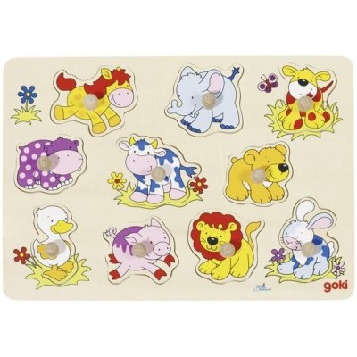 Goki puzzle s úchyty Baby Animals – Hledejceny.cz